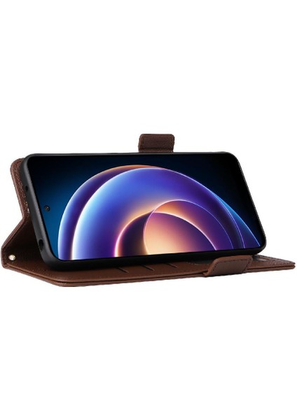 Xiaomi Poco M6 Pro 5g Için Kılıf Kart Yuvaları Tutucu Manyetik Cüzdan Pu Yan (Yurt Dışından) fiyatları