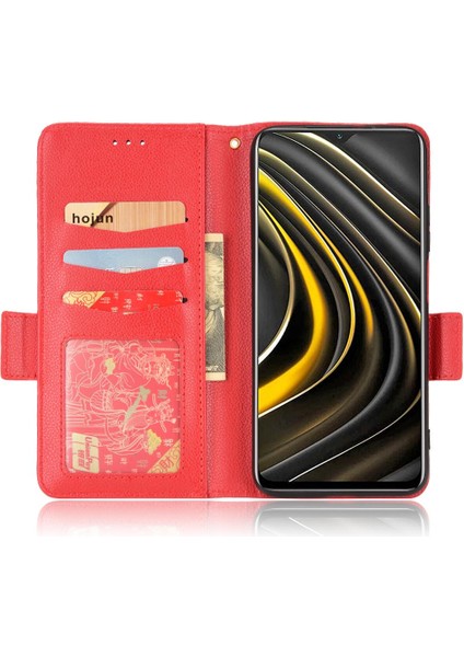 Xiaomi Poco M3 Kart Yuvaları Için Kılıf Tutucu Cüzdan Yan Toka Manyetik Pu (Yurt Dışından) fırsatları