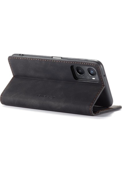 Oppo Için Flip Case A36 4G/A76 4G/A96 4g Vintage Pu Deri Cüzdan Flip (Yurt Dışından)