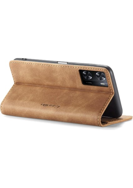 Oppo Için Flip Case A57 4G/A77 4G/A77S Flip Folio Kitap Kılıf Kart Yuvası Pu (Yurt Dışından)