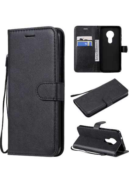 Kart Yuvası Klasik Düz Renk Yüksek Kalite ile Nokia 7.2 Için Flip Case (Yurt Dışından)