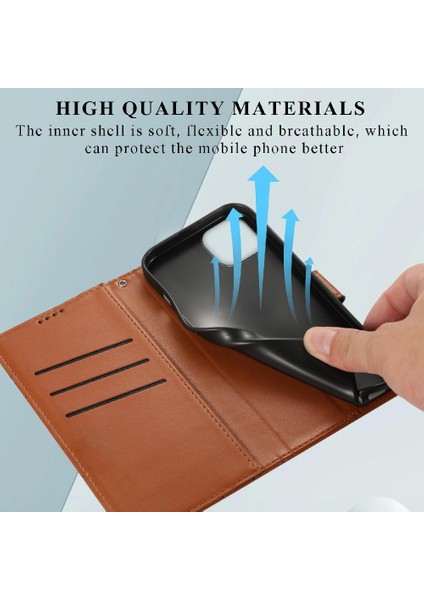 Iphone 13 Için Flip Case Kickstand Darbeye Şok Emici Üç Kart (Yurt Dışından) indirimleri