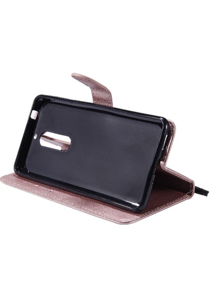 Kart Yuvası Klasik Düz Renk Iş Cüzdan ile Nokia 5 Için Flip Case (Yurt Dışından) modelleri
