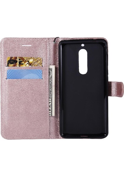 Kart Yuvası Klasik Düz Renk Iş Cüzdan ile Nokia 5 Için Flip Case (Yurt Dışından) fırsatları