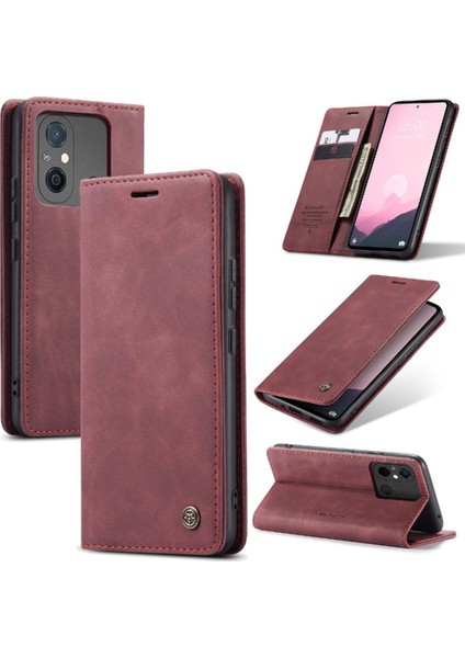 Xiaomi Redmi 12C Durumda Kart Yuvası Kickstand Manyetik Kapatma Için Flip Case (Yurt Dışından) modelleri