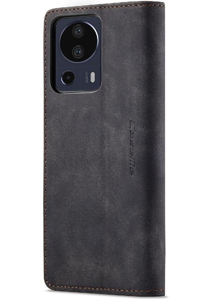 Xiaomi 13 Lite Için Flip Case Kılıf Kart Yuvası Kickstand Manyetik Kapatma Pu (Yurt Dışından) modelleri