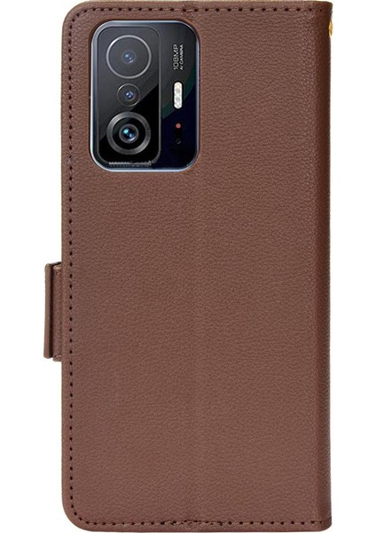 Xiaomi 11T/11T Pro Manyetik Cüzdan Yan Toka Kart Yuvaları Tutucu (Yurt Dışından) fırsatları