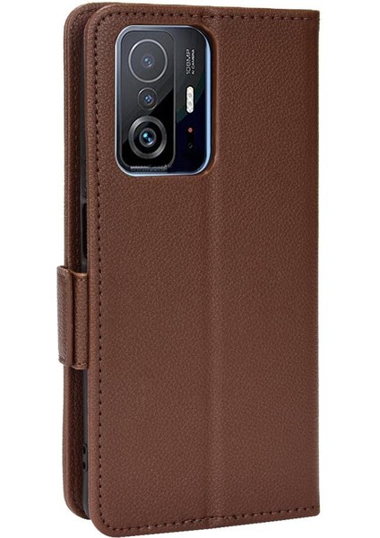Xiaomi 11T/11T Pro Manyetik Cüzdan Yan Toka Kart Yuvaları Tutucu (Yurt Dışından) indirimleri