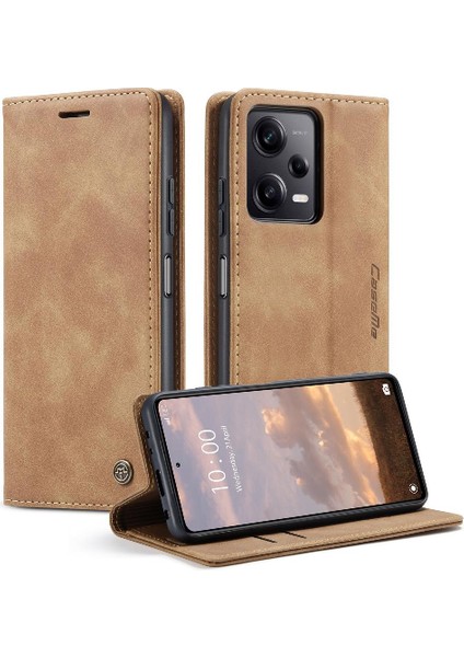 Xiaomi Poco X5 Pro 5g Flip Için Flip Case Folio Kitap Manyetik Kapatma Pu (Yurt Dışından)