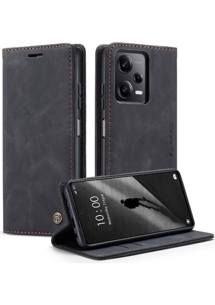 Xiaomi Redmi Not 12 Için Flip Case Pro Artı 5g Manyetik Kapatma Darbeye (Yurt Dışından)