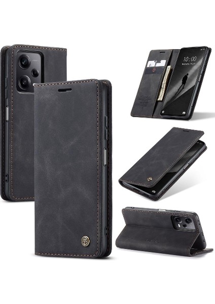 Xiaomi Redmi Not 12 Için Flip Case Pro Artı 5g Manyetik Kapatma Darbeye (Yurt Dışından)