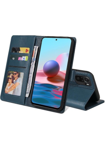 Xiaomi Redmi Not 10 Için Flip Case 4g Darbeye Kickstand Premium Üç (Yurt Dışından) indirimleri