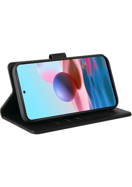 Xiaomi Redmi Not 10 Için Flip Case 4g Darbeye Kickstand Premium Üç (Yurt Dışından) indirimleri