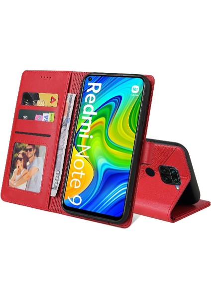 Xiaomi Redmi Not 9 Için Flip Case 4g Kickstand Darbeye 4 Köşe Üç (Yurt Dışından)