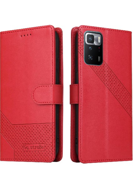Xiaomi Redmi Not 10 Pro Için Flip Case Üç Kart Yuvaları 4 Köşe Prim (Yurt Dışından)