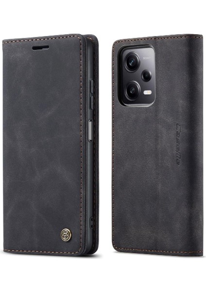 Xiaomi Poco X5 Pro 5g Flip Için Flip Case Folio Kitap Manyetik Kapatma Pu (Yurt Dışından)
