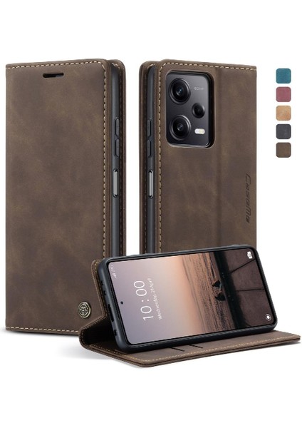 Xiaomi Poco X5 Pro 5g Flip Için Flip Case Folio Kitap Manyetik Kapatma Pu (Yurt Dışından)