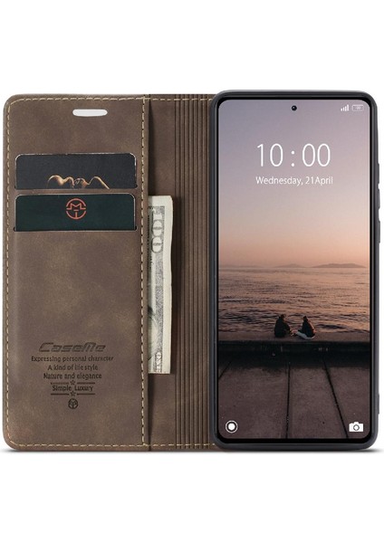 Xiaomi Poco X5 Pro 5g Flip Için Flip Case Folio Kitap Manyetik Kapatma Pu (Yurt Dışından)