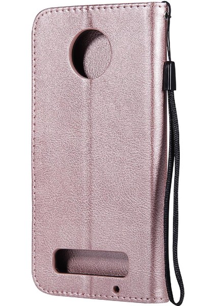 Motorola Moto Z3 Oyun Klasik Düz Renk ile Yüksek Kalite Için Flip Case (Yurt Dışından) modelleri