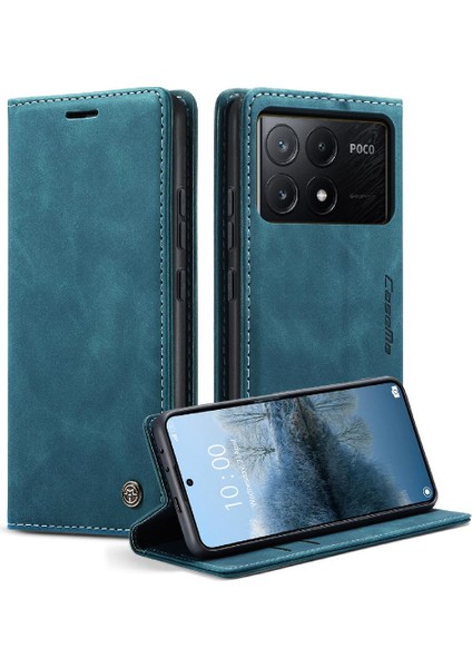 Xiaomi Poco X6 Pro 5g Flip Için Flip Case Folio Kitap Kılıf Kart Yuvası Kapatma (Yurt Dışından)