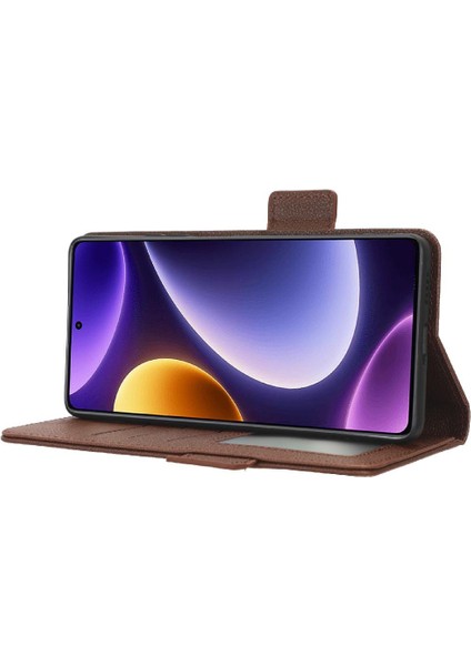 Xiaomi Poco F5 5g Için Kılıf Cüzdan Kart Yuvaları Tutucu Yan Toka Manyetik (Yurt Dışından) fırsatları
