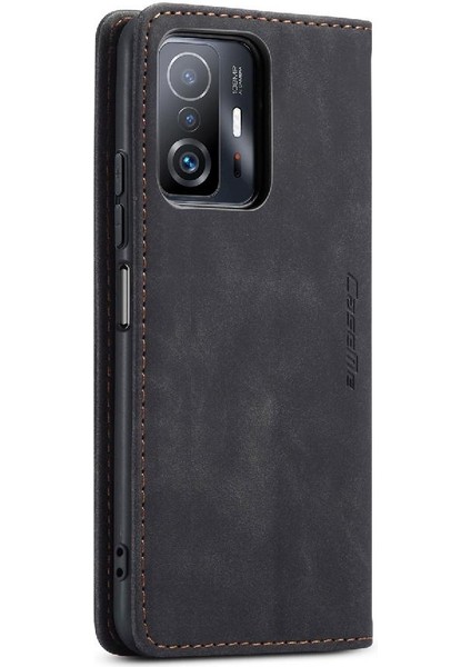 Xiaomi 11T Için Flip CASE/11T Pro Flip Folio Kitap Vintage Pu Deri Cüzdan (Yurt Dışından) modelleri