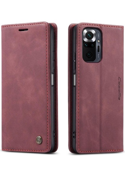 Xiaomi Redmi Not 10 Için Flip Case Pro 4g Kılıf Kart Yuvası Kickstand Kapatma (Yurt Dışından)