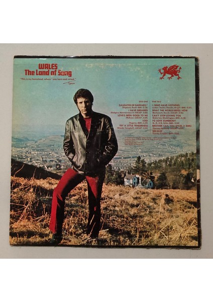 Tom Jones I Who Have Nothing  Lp Plak (Orjnal 1970 Dönem Baskı Plak)