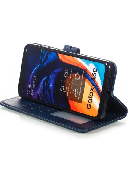 Cüzdan Kılıf Samsung Galaxy A60/M40 Kabartmalı Tüm Yuvarlak Koruma Kartı (Yurt Dışından) fırsatları