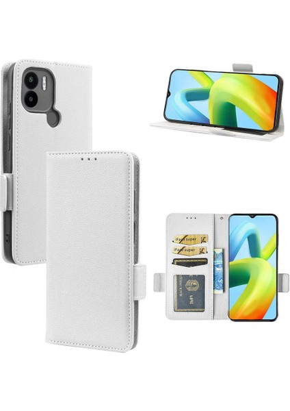 Xiaomi Redmi A1 Artı Manyetik Yan Toka Cüzdan Pu Deri Kart (Yurt Dışından)