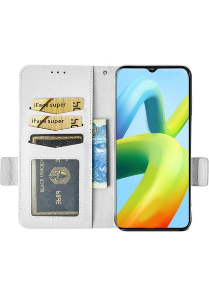 Xiaomi Redmi A1 Artı Manyetik Yan Toka Cüzdan Pu Deri Kart (Yurt Dışından)