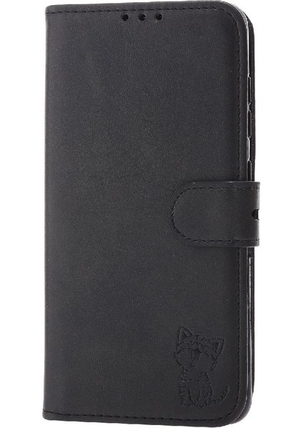 Cüzdan Kılıf Için Xiaomi Redmi Not 10T 5g Kart Tutucu Kabartmalı Kickstand (Yurt Dışından)
