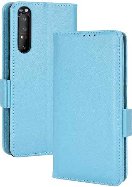 Sony Xperia 1 Ii Için Kılıf Manyetik Pu Deri Yan Toka Kart Yuvaları (Yurt Dışından)