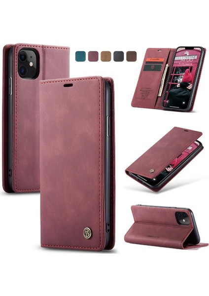 Iphone 11 Için Flip Case Folio Kitap Manyetik Kapatma Darbeye Vaka (Yurt Dışından) fiyatları