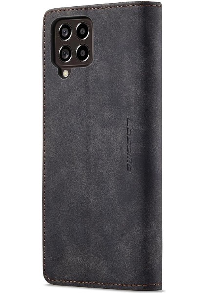 Samsung Galaxy M33 5g Için Flip Case Vintage Pu Deri Cüzdan Flip Folio (Yurt Dışından)