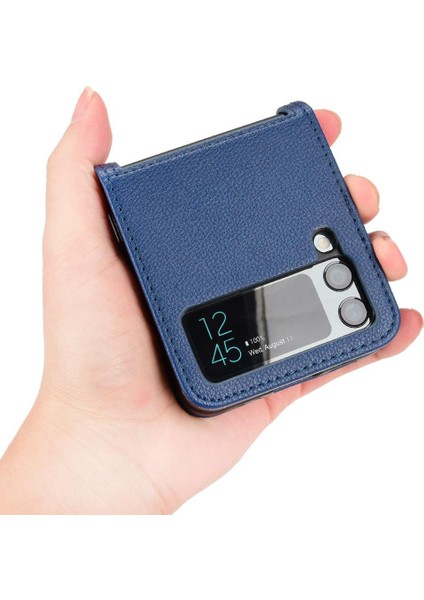 Samsung Galaxy Z Flip 3 Yan Toka Manyetik Kart Yuvaları Tutucu Pu (Yurt Dışından) modelleri
