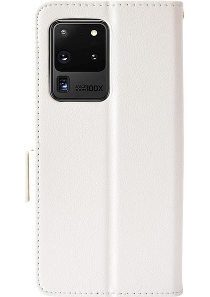 Samsung Galaxy S20 Ultra Yan Toka Cüzdan Manyetik Kart Yuvaları Için Kılıf (Yurt Dışından) fiyatları