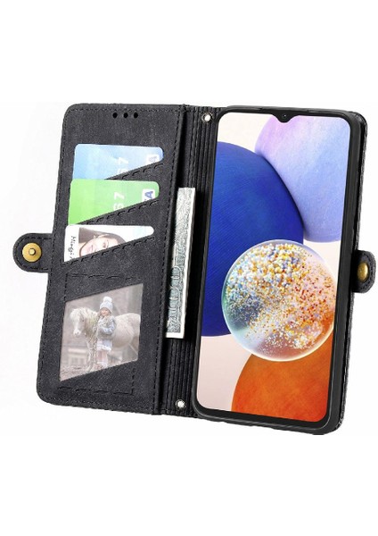 Samsung Galaxy A14 Için Flip Case 4g/5g Basit Iş Darbeye Deri (Yurt Dışından) indirimleri