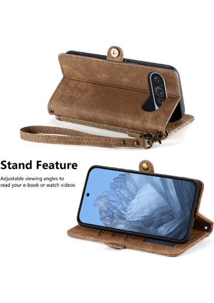 Google Piksel 9 Için Flip Case Basit Iş Kapak Deri Kılıf (Yurt Dışından) fırsatları