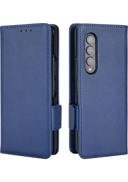 Samsung Galaxy Z Için Kılıf Fold 3 Cüzdan Kart Yuvaları Tutucu Yan Toka Pu (Yurt Dışından) modelleri