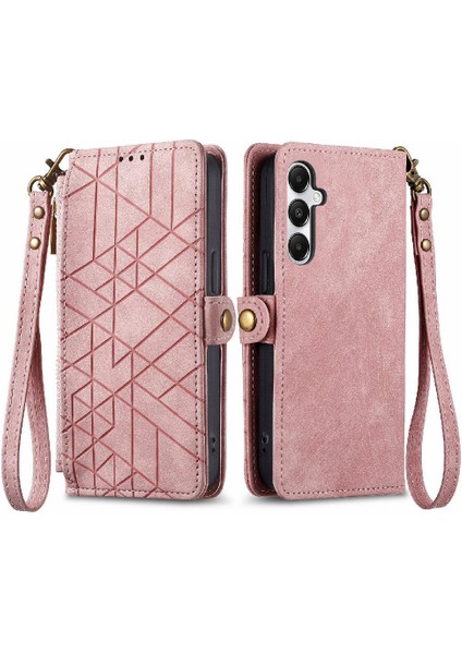 Samsung Galaxy A35 5g Için Flip Case Kapak Cüzdan Darbeye Basit (Yurt Dışından)