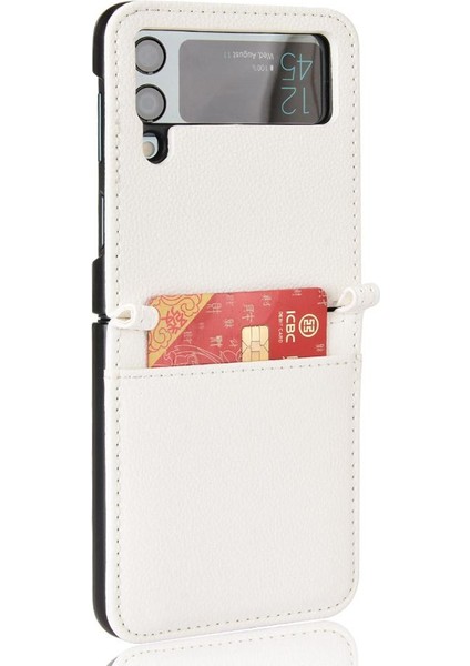 Samsung Galaxy Z Flip 3 Yan Toka Manyetik Kart Yuvaları Tutucu Pu (Yurt Dışından) indirimleri