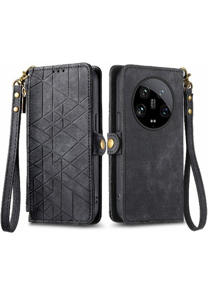 Xiaomi 14 Için Flip Case Ultra Kapak Kılıf Darbeye Basit (Yurt Dışından)