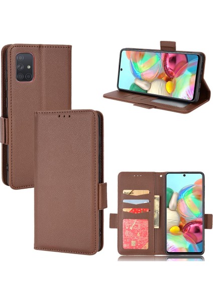 Samsung Galaxy A71 4g Pu Deri Cüzdan Kart Yuvaları Tutucu Yan (Yurt Dışından) fiyatları