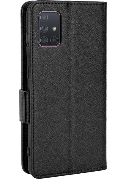 Samsung Galaxy A71 4g Pu Deri Cüzdan Kart Yuvaları Tutucu Yan (Yurt Dışından)