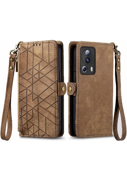 Xiaomi 13 Lite Için Flip Case Kapak Cüzdan Deri Kılıf Darbeye (Yurt Dışından)