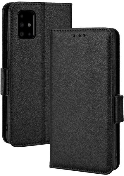 Samsung Galaxy A51 5g Için Kılıf Yan Toka Kart Yuvaları Tutucu Manyetik Pu (Yurt Dışından) modelleri