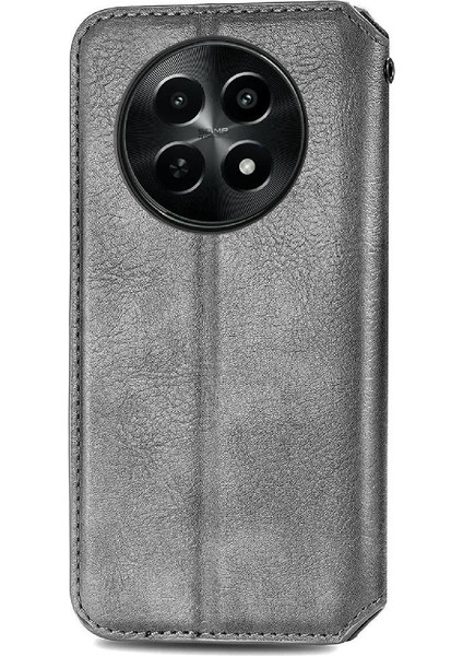 Realme 12 5g Flip Kapak Için Kılıf Zarif Iş Cüzdan Fonksiyon Vaka (Yurt Dışından) indirimleri