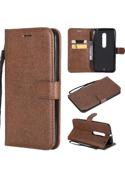 Motorola Moto x Tarzı Klasik Düz Renk ile Yüksek Kalite Için Flip Case (Yurt Dışından)