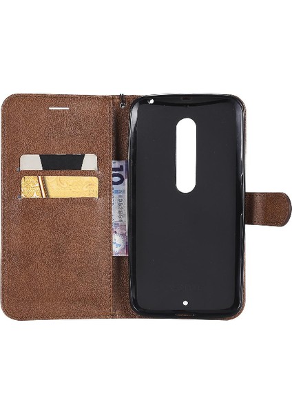 Motorola Moto x Tarzı Klasik Düz Renk ile Yüksek Kalite Için Flip Case (Yurt Dışından)